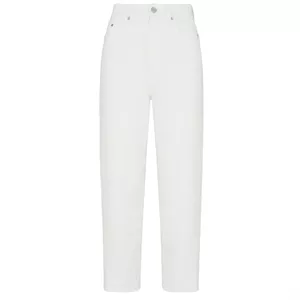 Whistles Authentic White Barrel Leg Jeans